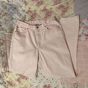 vintage 90s pink mom jeans, size 1 🍡